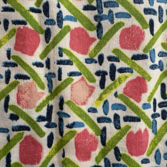 Tommy Bahama‎ linen blend basket weave print above knee skirt woman's size 2 - Picture 7 of 7